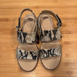 Dr Scholl’s  Snake skin Sandals